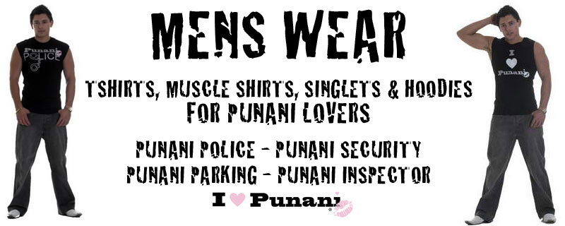 MENS WEAR - TShirts for Punani Lovers - Punani Police Punani Security Punani Inspector Punani Parking I Love Punani
